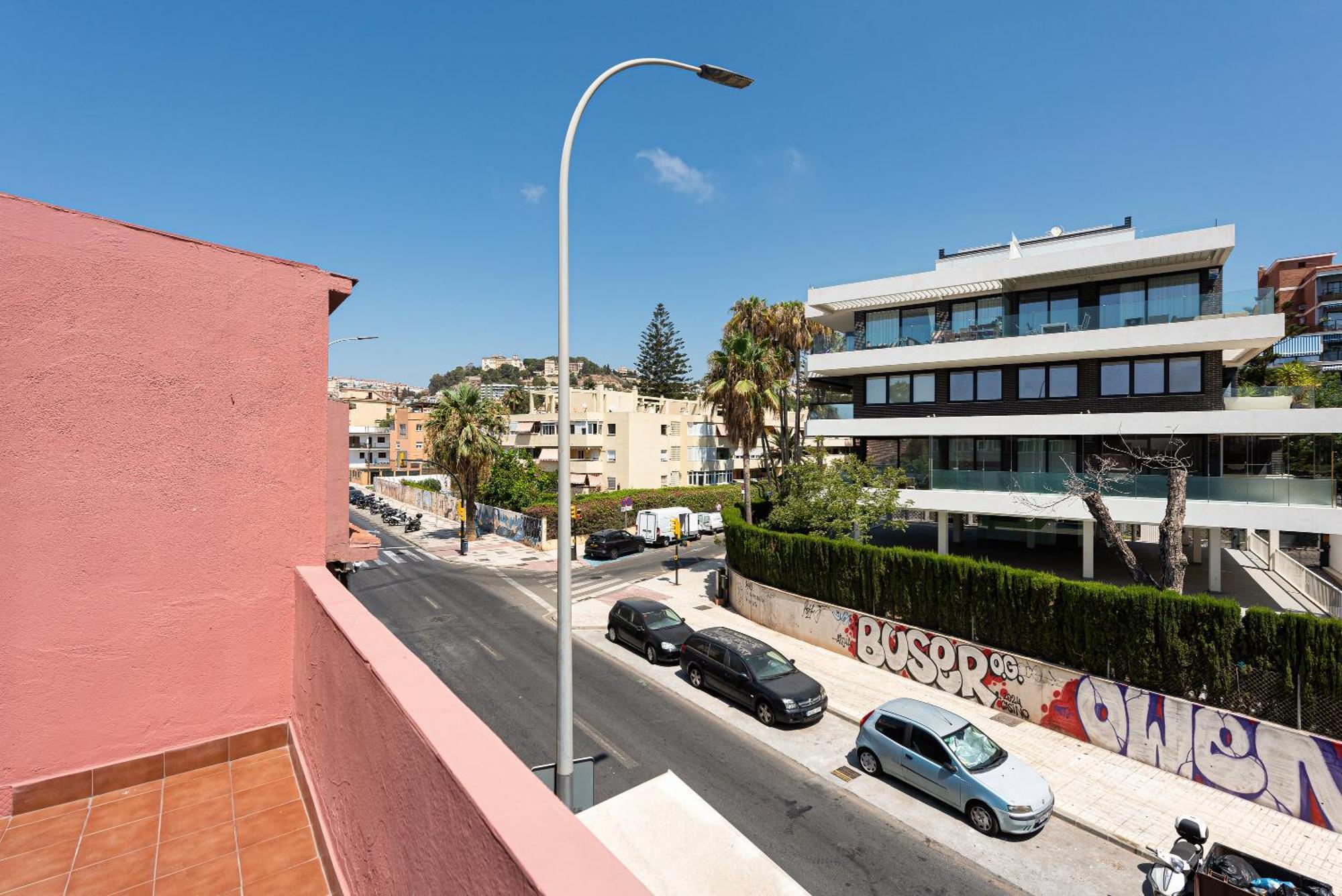 Beach apartment in Malaga Bagian luar foto