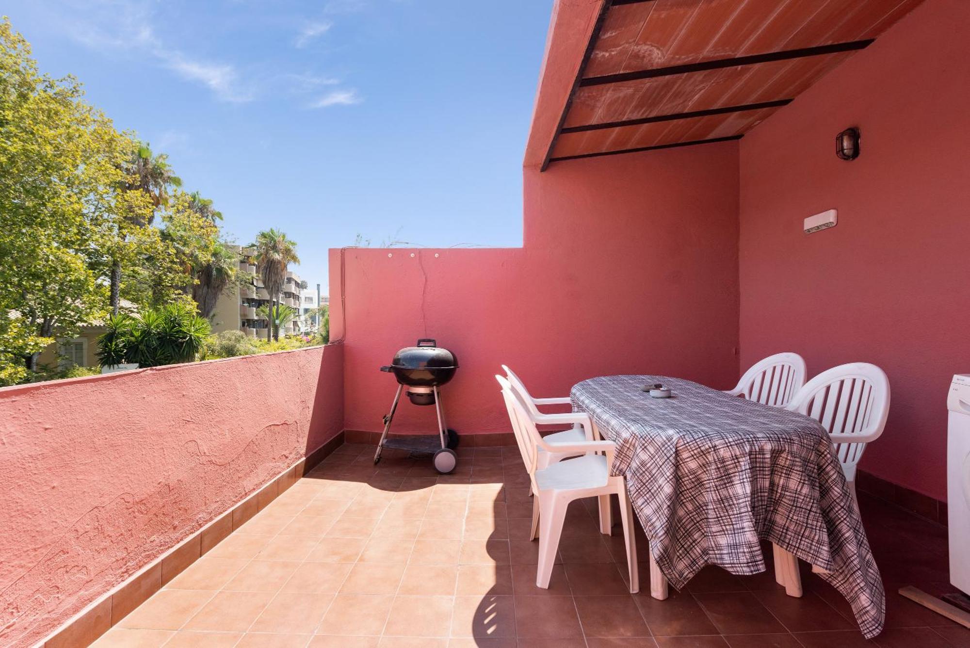 Beach apartment in Malaga Bagian luar foto